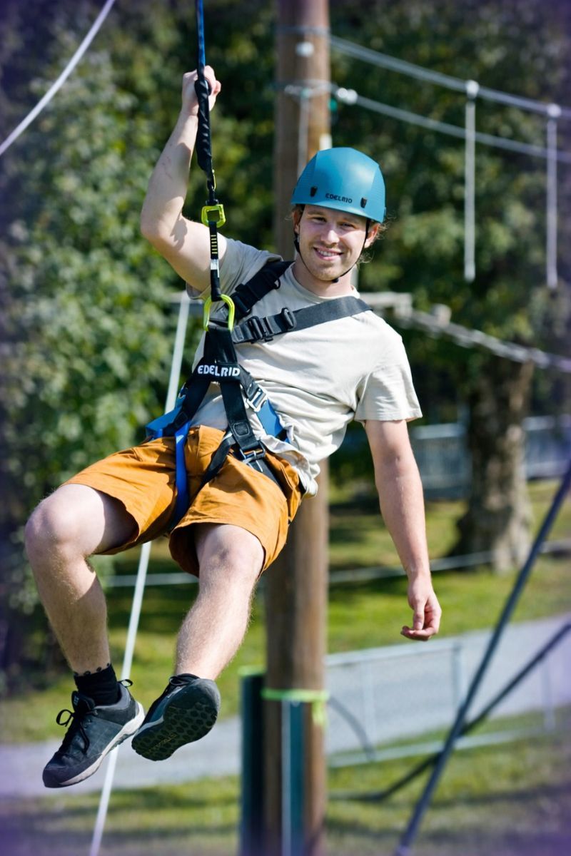 Los equipos basico para tirolesa