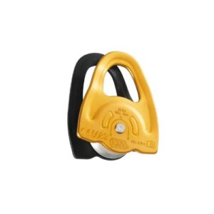 Polea simple Petzl Mini ligera para sistemas con Prusik y transporte de material