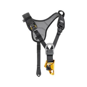 Torso Petzl TOP CROLL con bloqueador ventral CROLL integrado para progresión vertical