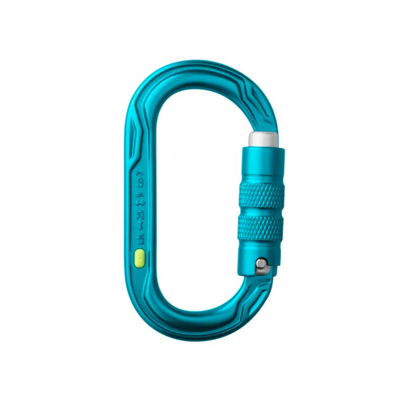 Mosquetón Edelrid Oval Power 2500 Triple NFC EN 12275 EN 362 – Icemint – Made in Germany