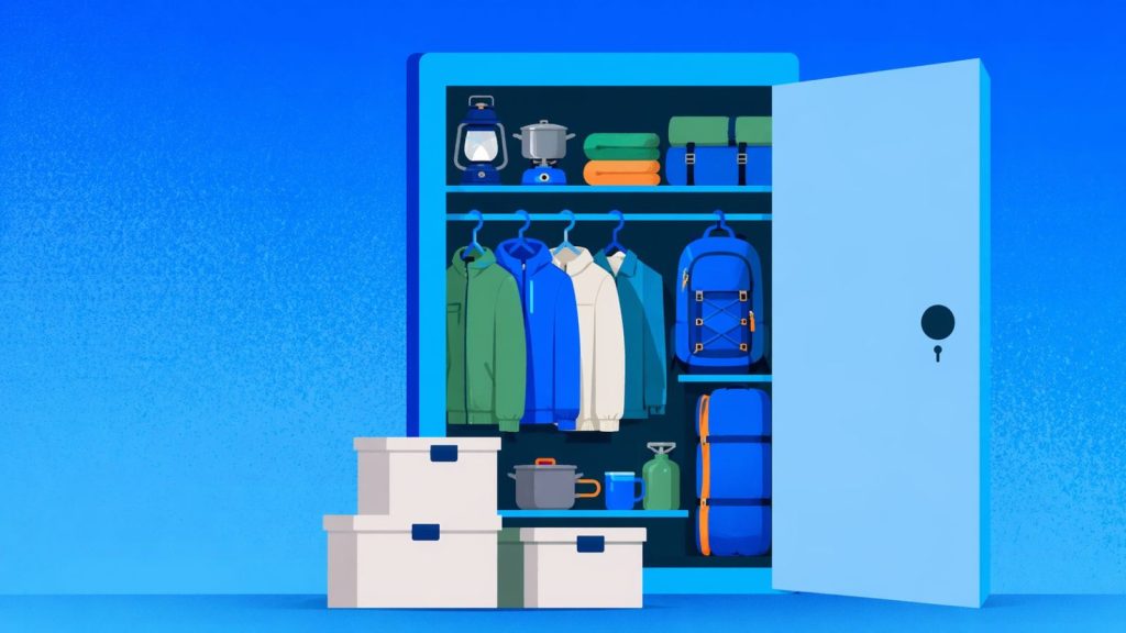 Cómo organizar el equipo de camping con una distribución entre equipo esencial y complementario